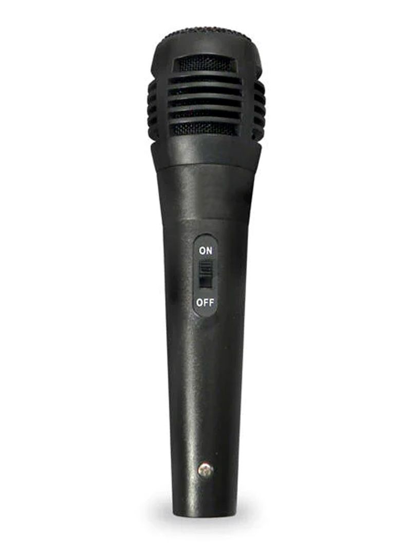 Microfono Negro Con Cable Ideal Para Karaoke Plug 6.3mm-0