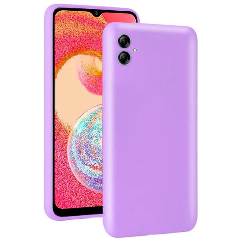 Carcasa Para Samsung A04e Goma Lila-0