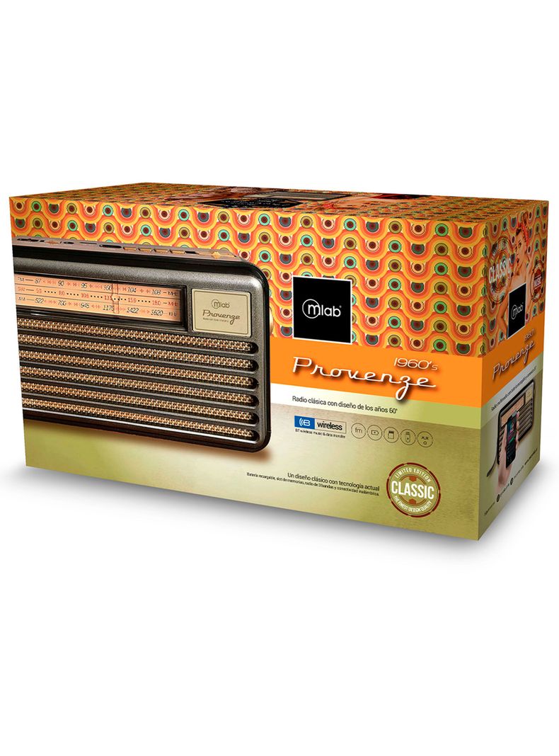 Radio Portatil FM Recargable Bluetooth Panel Solar Provenze-3