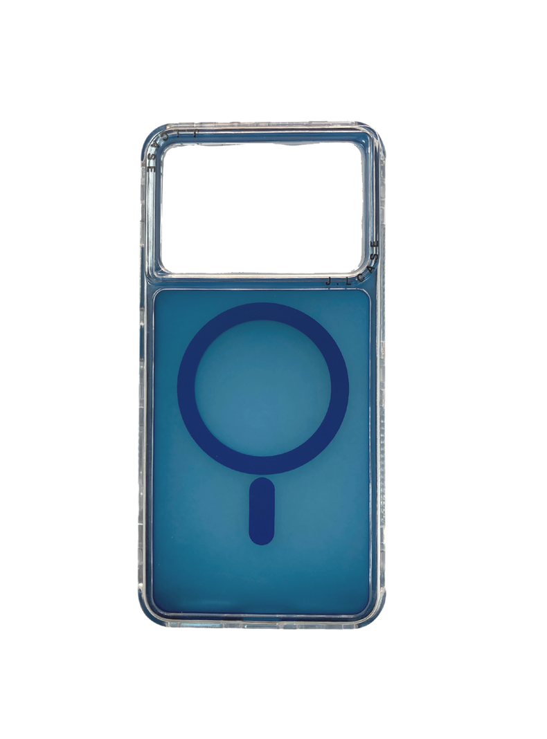 Carcasa Antigolpe 360 Para Xiaomi Poco X6 Pro Magsafe Azul-0