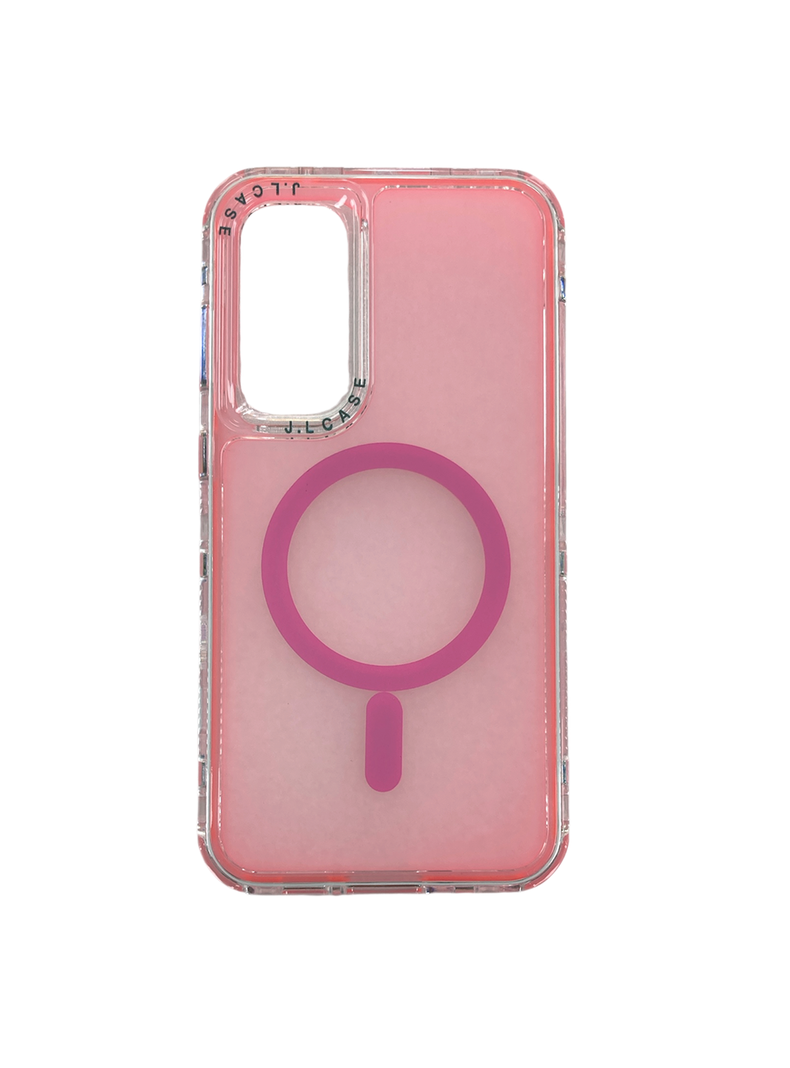 Carcasa Antigolpe 360 Para Samsung S23 Fe Magsafe Rosado-0