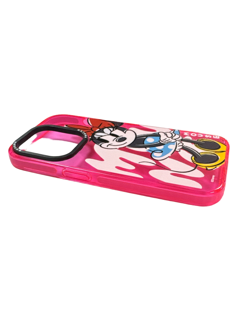Carcasa Para iPhone 14 Pro Diseño Disney Minnie Lila-2
