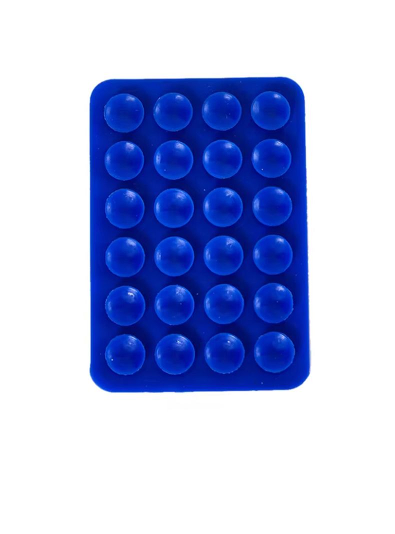 Soporte De Silicona Ventosa Adhesivo Para Celular Azul-0