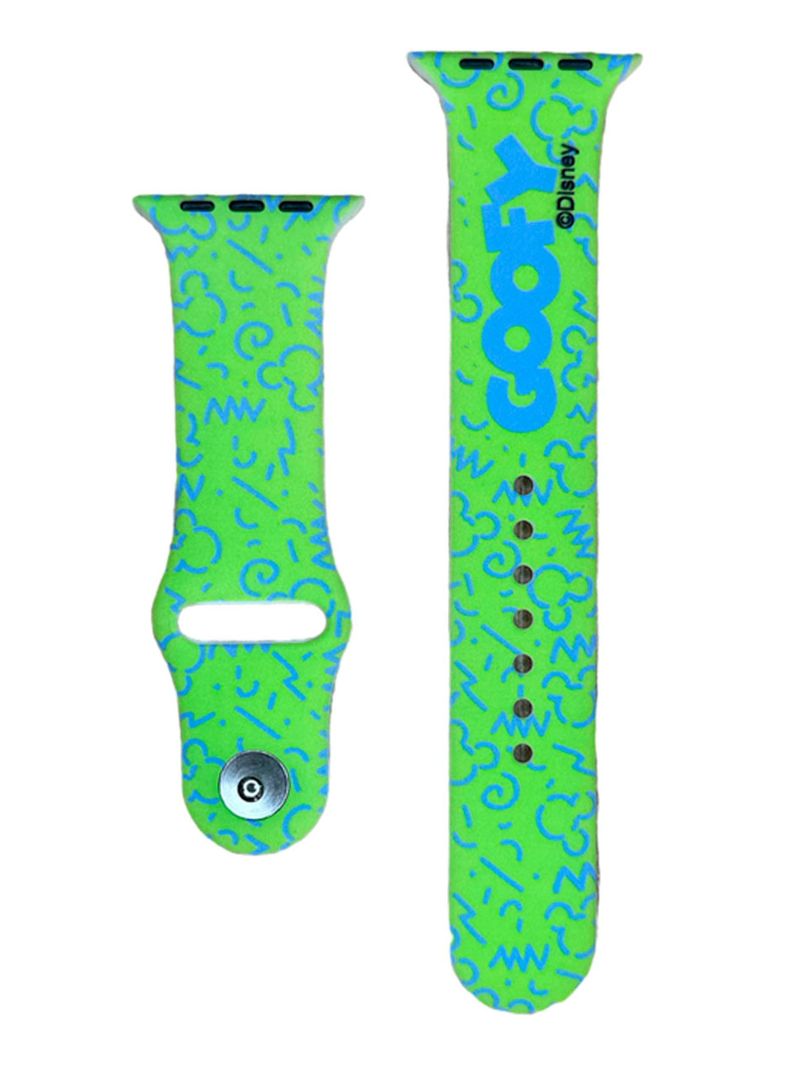 Correa Compatible Con Apple Watch 42mm 45mm 49mm Disney Verde-0