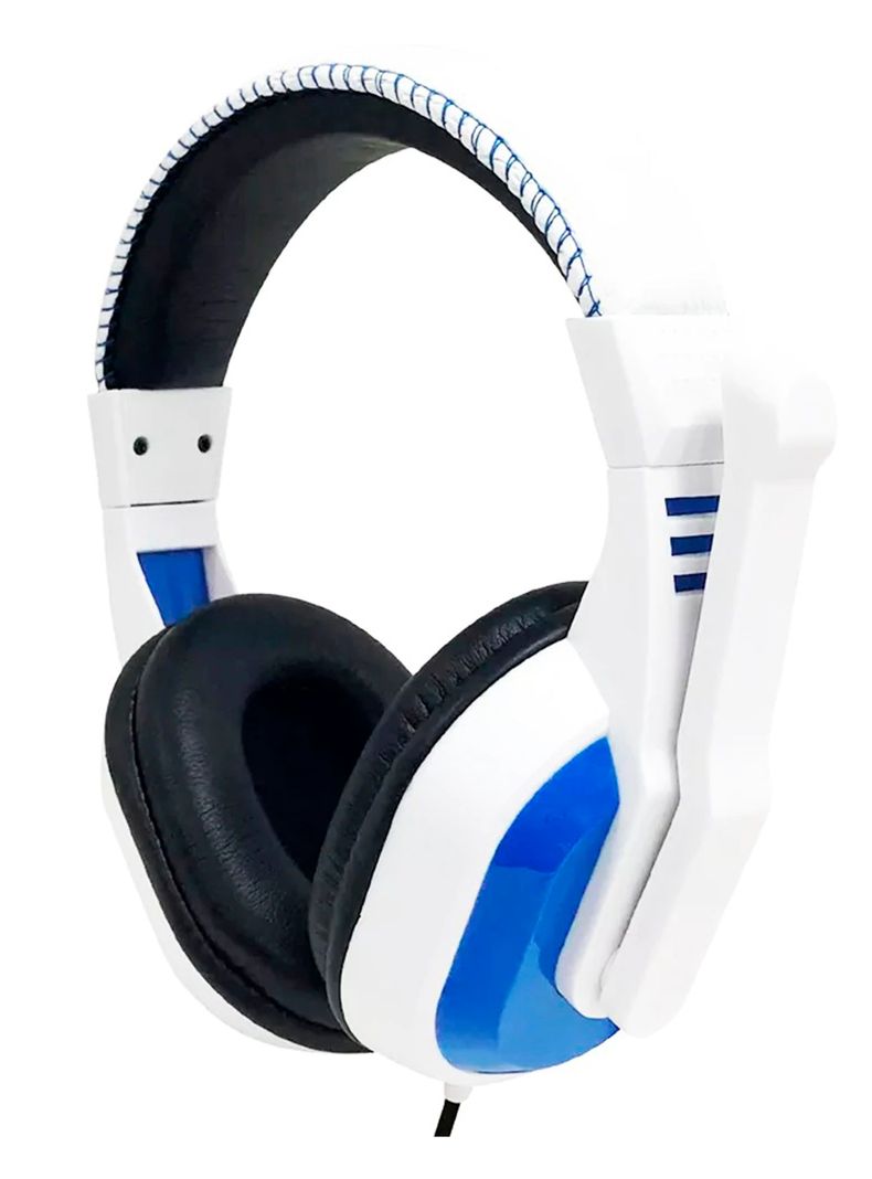 Audifonos Gamer Ipega Microfono Para Consola PS3 PS4 Blanco-1