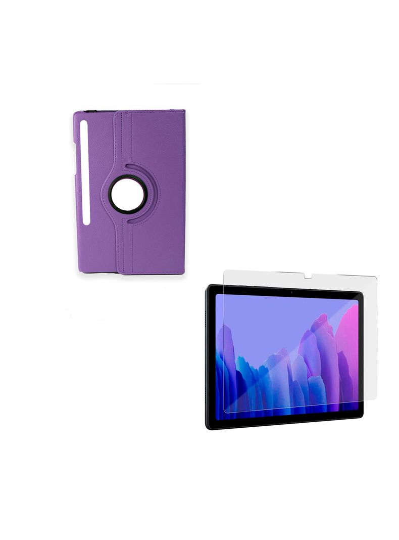 Funda + Lamina Para Tablet Samsung S7 + PLUS / S7 FE Morado-0