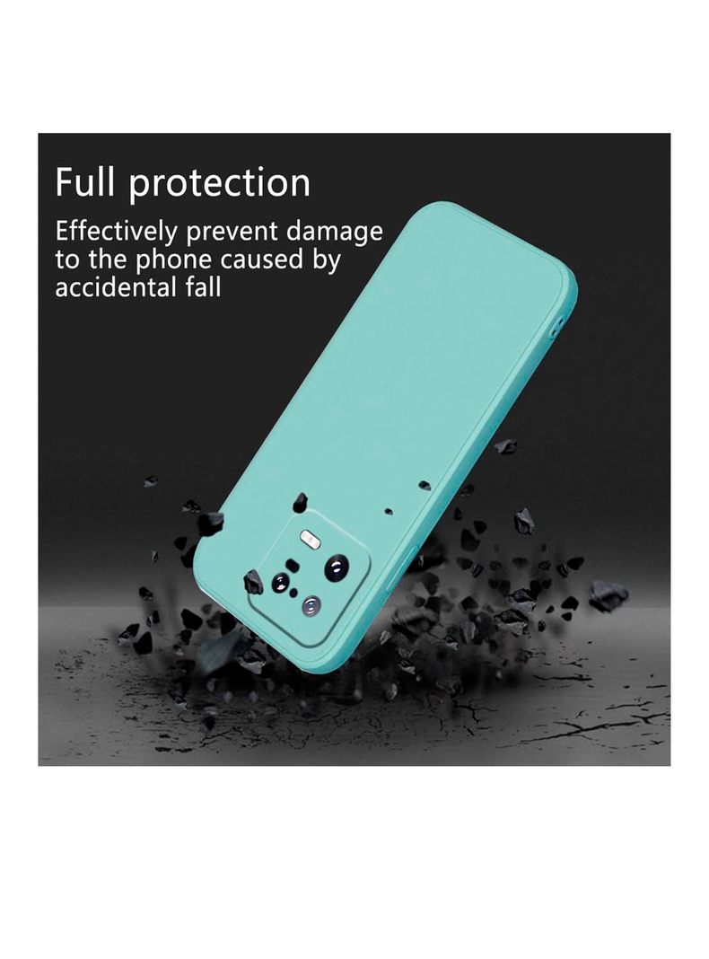 Carcasa Funda Para Xiaomi 13 Pro Goma Turquesa-2