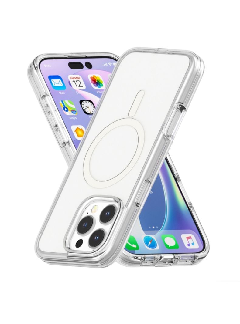 Carcasa Transparente Magsafe Para iPhone 16 Pro Max-2