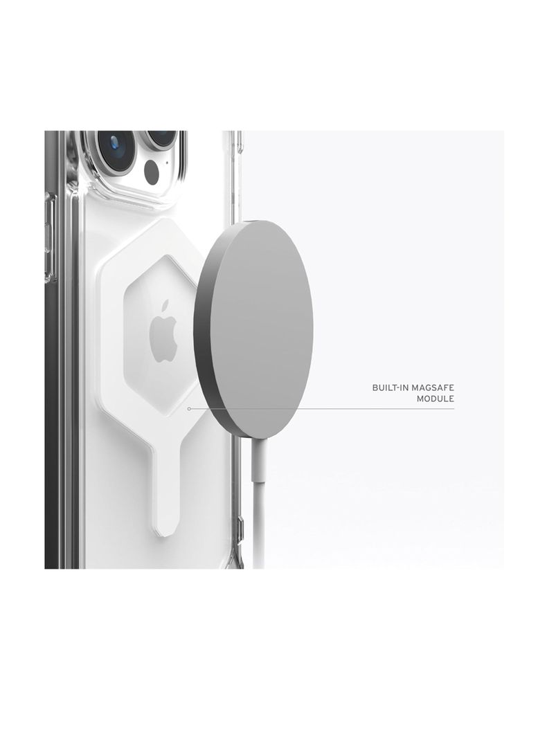 Carcasa Para iPhone 15 Pro Max Transparente AUG Blanco-1