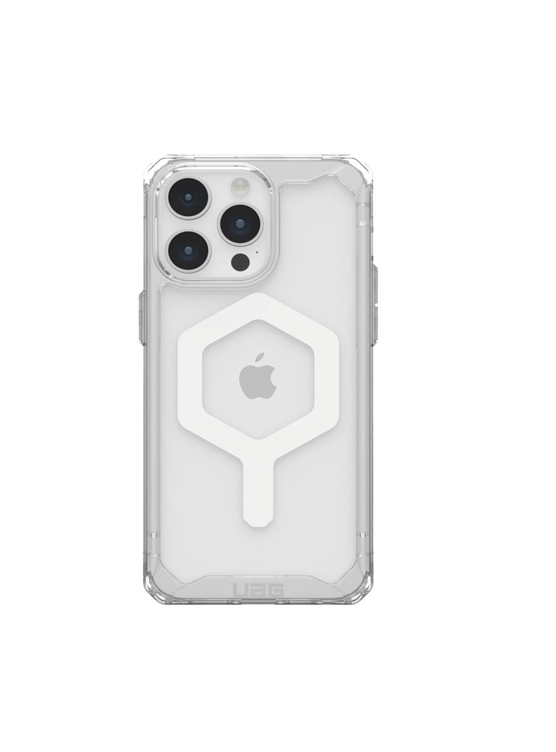 Carcasa Para iPhone 15 Pro Max Transparente AUG Blanco-3
