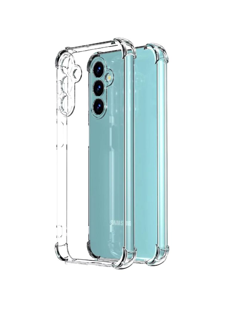 Carcasa Transparente Con Bordes Para Samsung S24 Fe-0