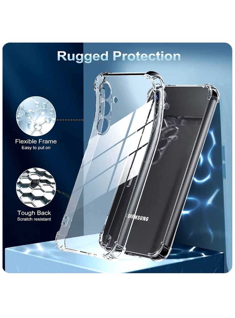 Carcasa Transparente Con Bordes Para Samsung S24 Fe-1