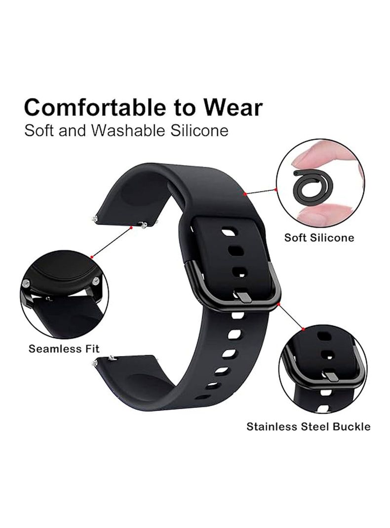 Correa Silicona Compatible Con Samsung Galaxy Watch 20mm-2