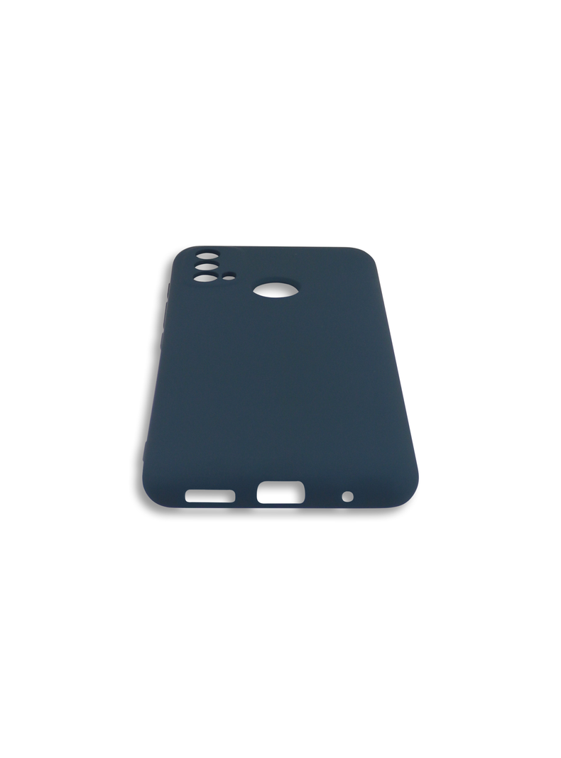 Carcasa Para Motorola E30 / E40 Goma Azul Oscuro-2