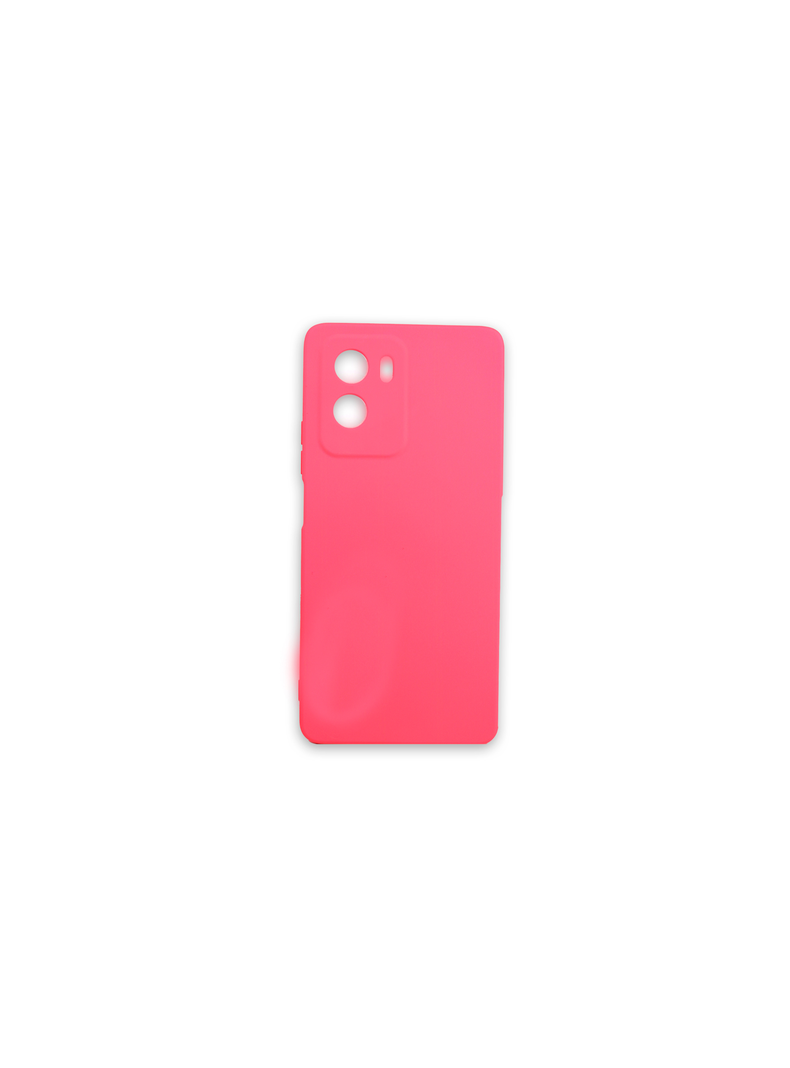 Carcasa Compatible Con Vivo Y15s Goma Fucsia