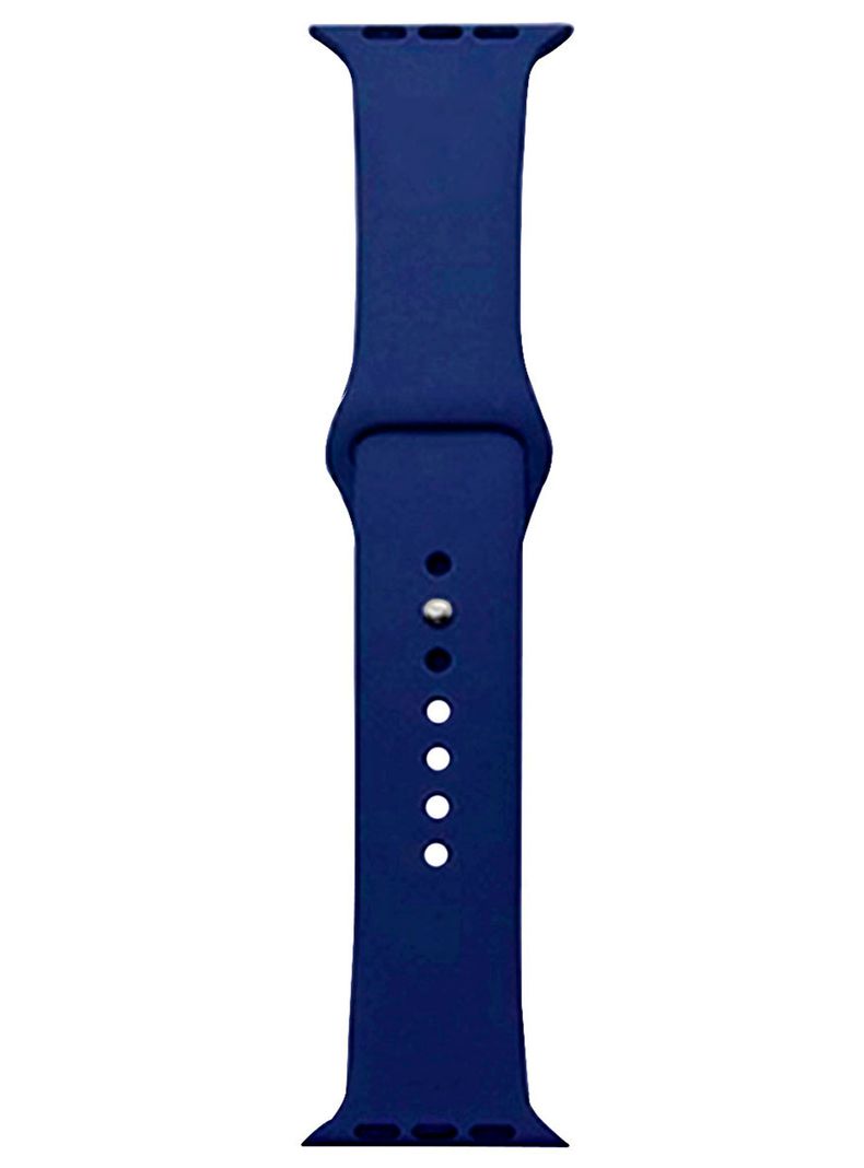Correa Compatible Con Apple Watch 38mm 40mm 41mm Azul Oscuro-0