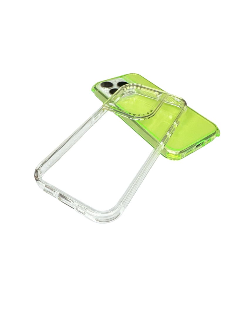 Carcasa Para iPhone 13 14 Antigolpes Space Verde-0