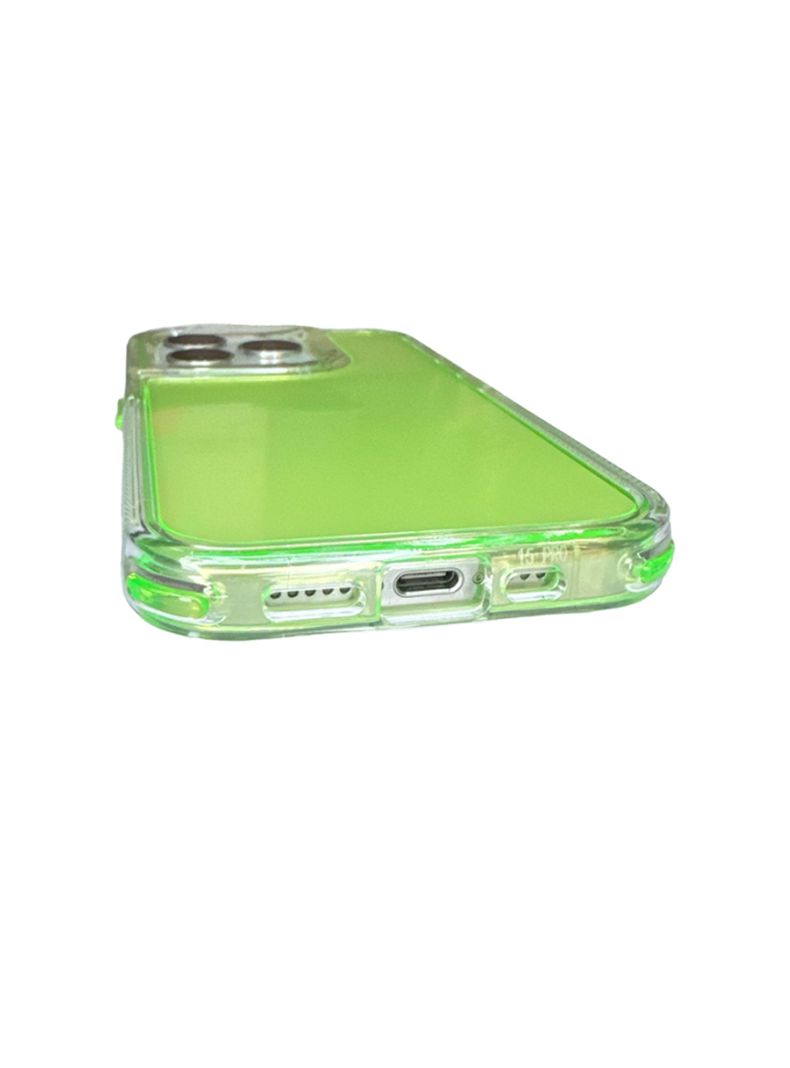 Carcasa Para iPhone 13 14 Antigolpes Space Verde-1