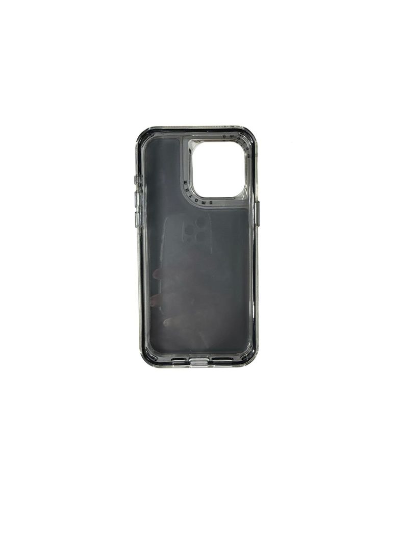 Carcasa Para iPhone 13 14 Antigolpes Space Negro-1