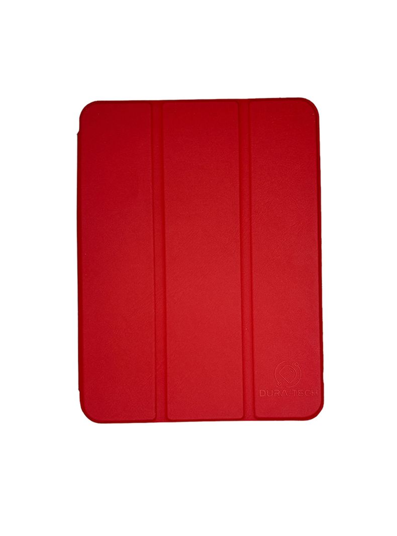 Funda Smart Cover Para iPad 10.9 Air 4/5ta Con Ranura Rojo-0