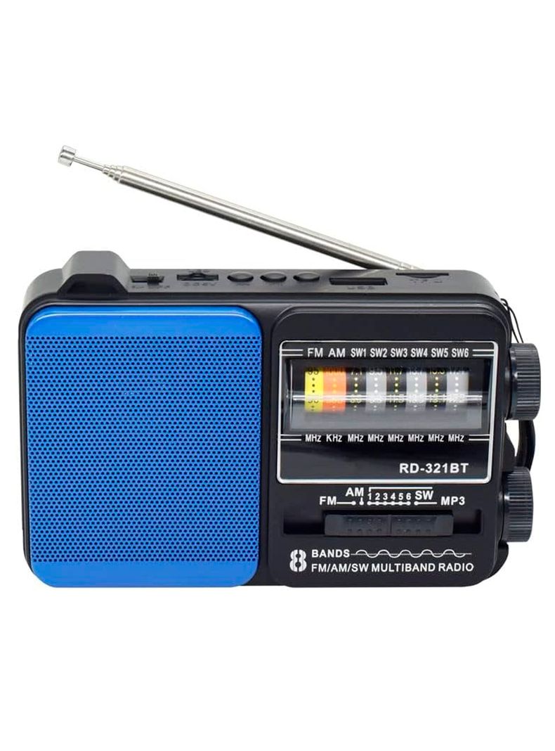 Radio Portatil 5W Recargable USB Con Linterna Tenolab TL652-0