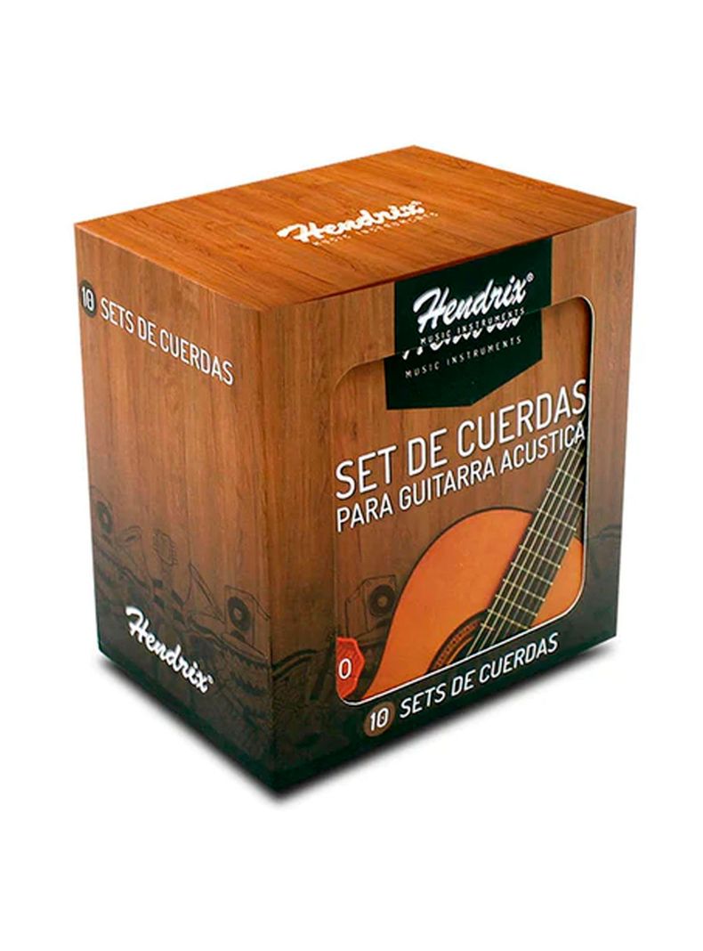 Set de Cuerdas Para Guitarra Acustica Hendrix-3