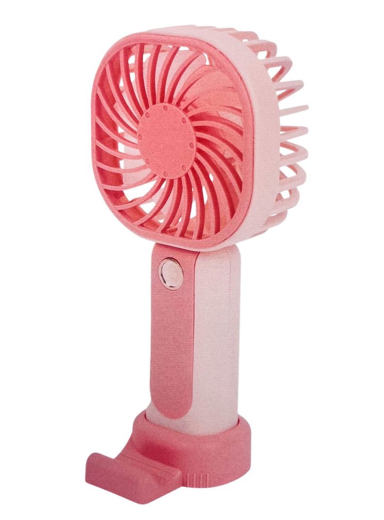 Mini Ventilador Portatil Recargable Tecnolab T69 Rosado-0