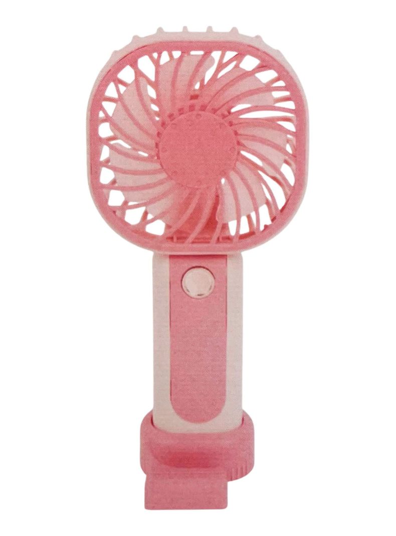 Mini Ventilador Portatil Recargable Tecnolab T69 Rosado-1