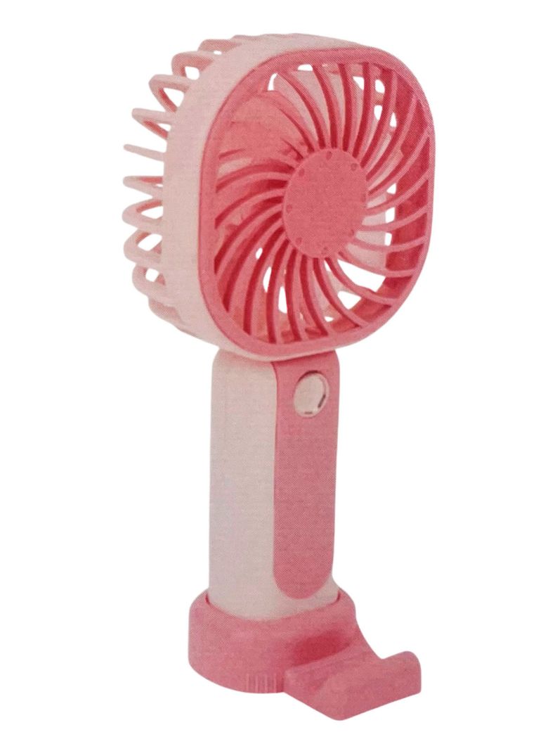 Mini Ventilador Portatil Recargable Tecnolab T69 Rosado-2