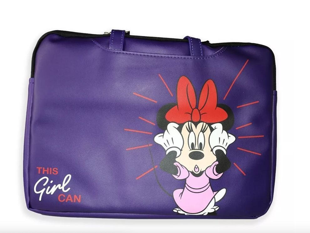 Funda Para Notebook 14 Pulgadas Con Cierre Morado Minnie-4