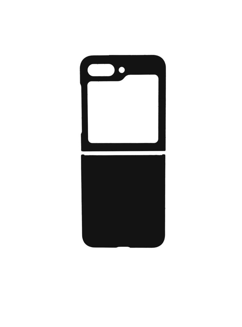 Carcasa Para Samsung Z Flip 5 Goma Negro-3