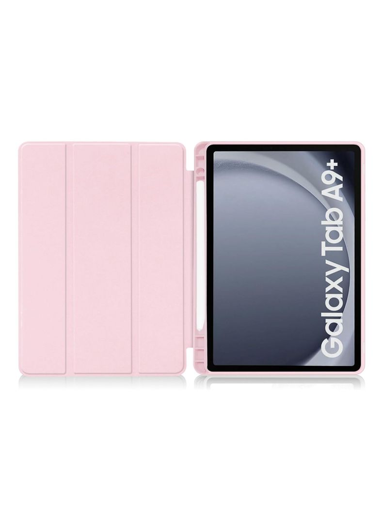 Funda Smart Cover Para Tablet Samsung A9+ Plus Rosado-2