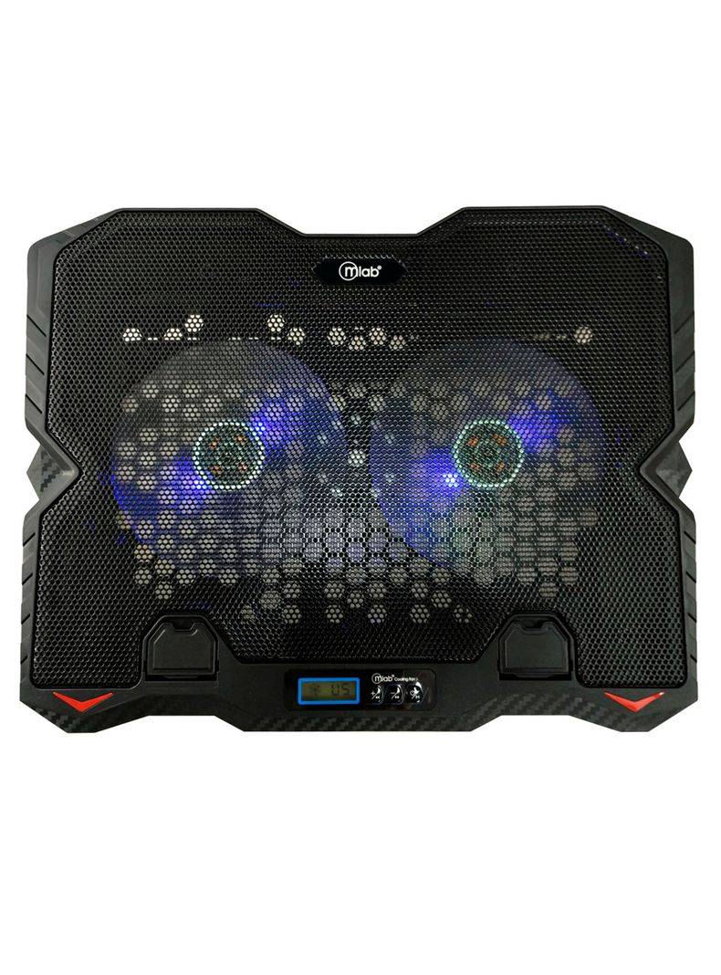 Base Ventilador Notebook 16Pulg Aluminio 2 Fan Pantalla 9382-1