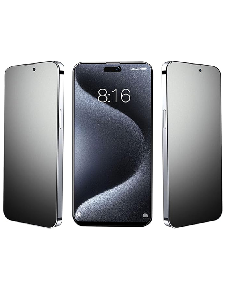 Lamina de Vidrio Antiespia Para iPhone 16 Pro Max-2