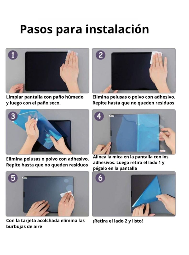 Lamina Protector Sensación de Papel Para iPad Air 13 M2 2024-1