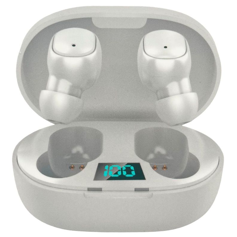 Audifonos Inalambricos Bluetooth Tecnolab TWS TL564 Blancos Blanco