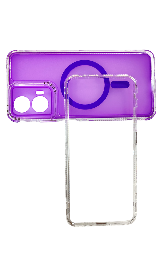 Carcasa Antigolpe 360 Para Motorola G04/G04S Magsafe Azul-3