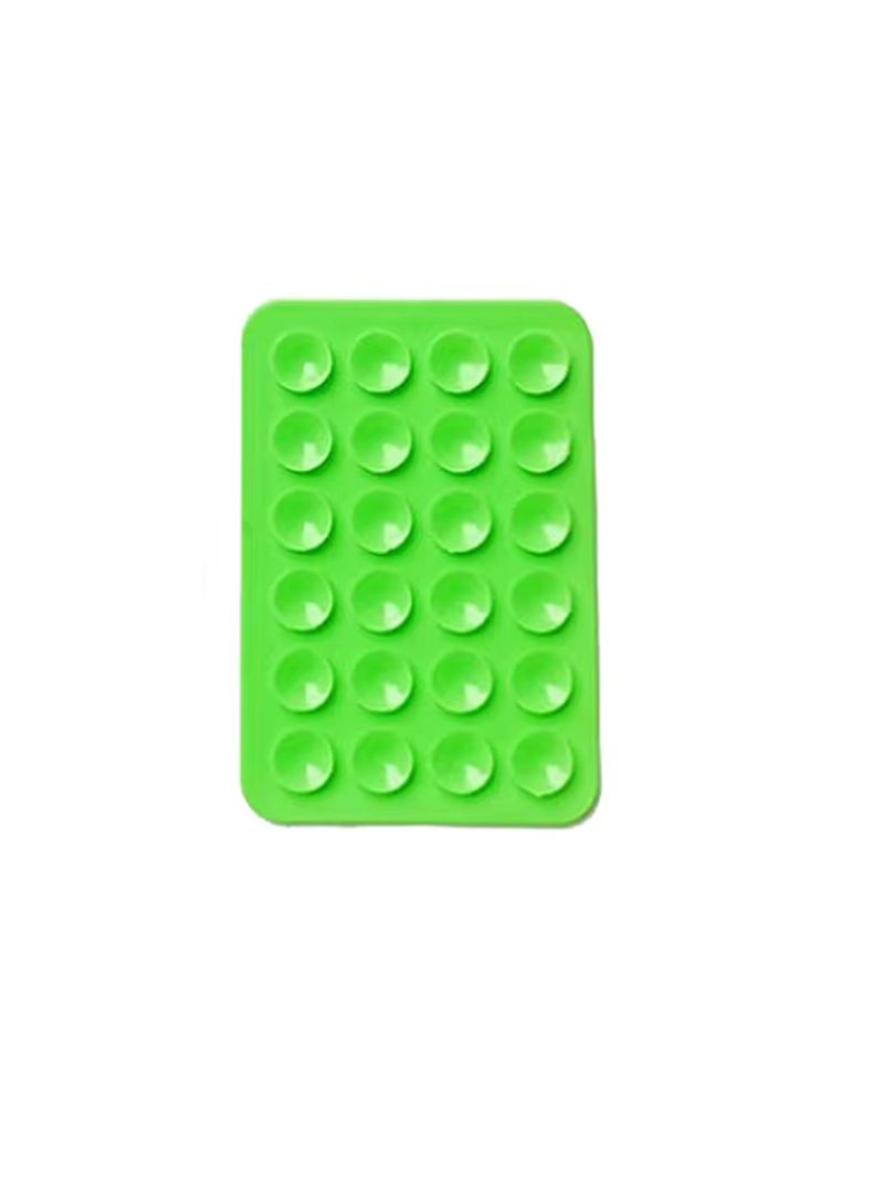 Soporte De Silicona Ventosa Adhesivo Para Celular Verde-0