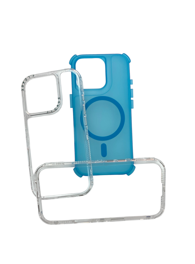 Carcasa Antigolpe 360 Para IPhone 16 Pro Max Magsafe Colores-4