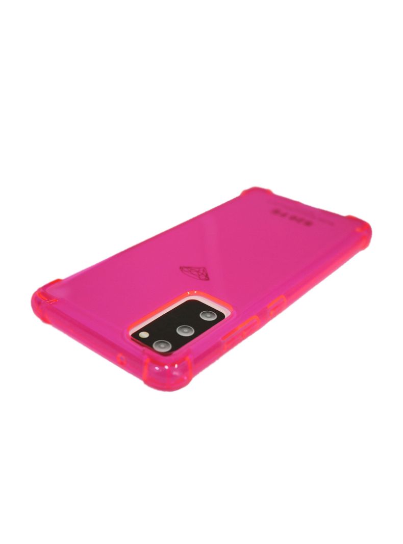 Carcasa Anti-Shock Para Samsung S20 FE Fluor Rosa-1