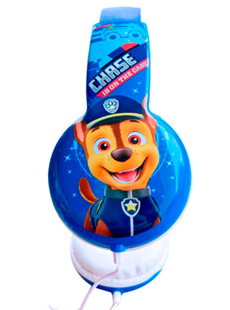 Audifonos Con Cable Diseño Paw Patrol Conexión 3.5mm Azul-1