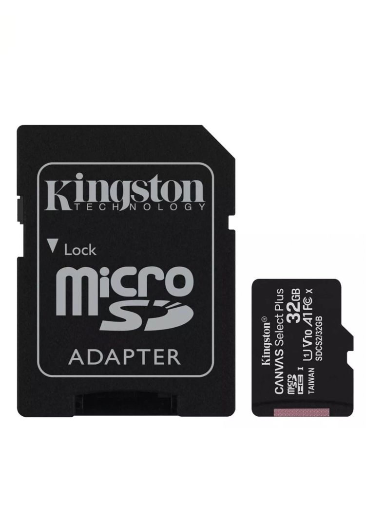 Tarjeta de memoria Kingston 32GB MicroSD con adaptador-0