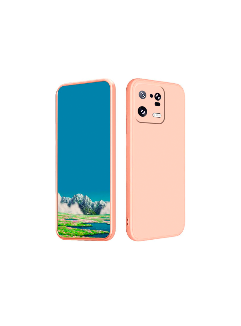 Carcasa Funda Para Xiaomi 13 Pro Goma Rosado-0