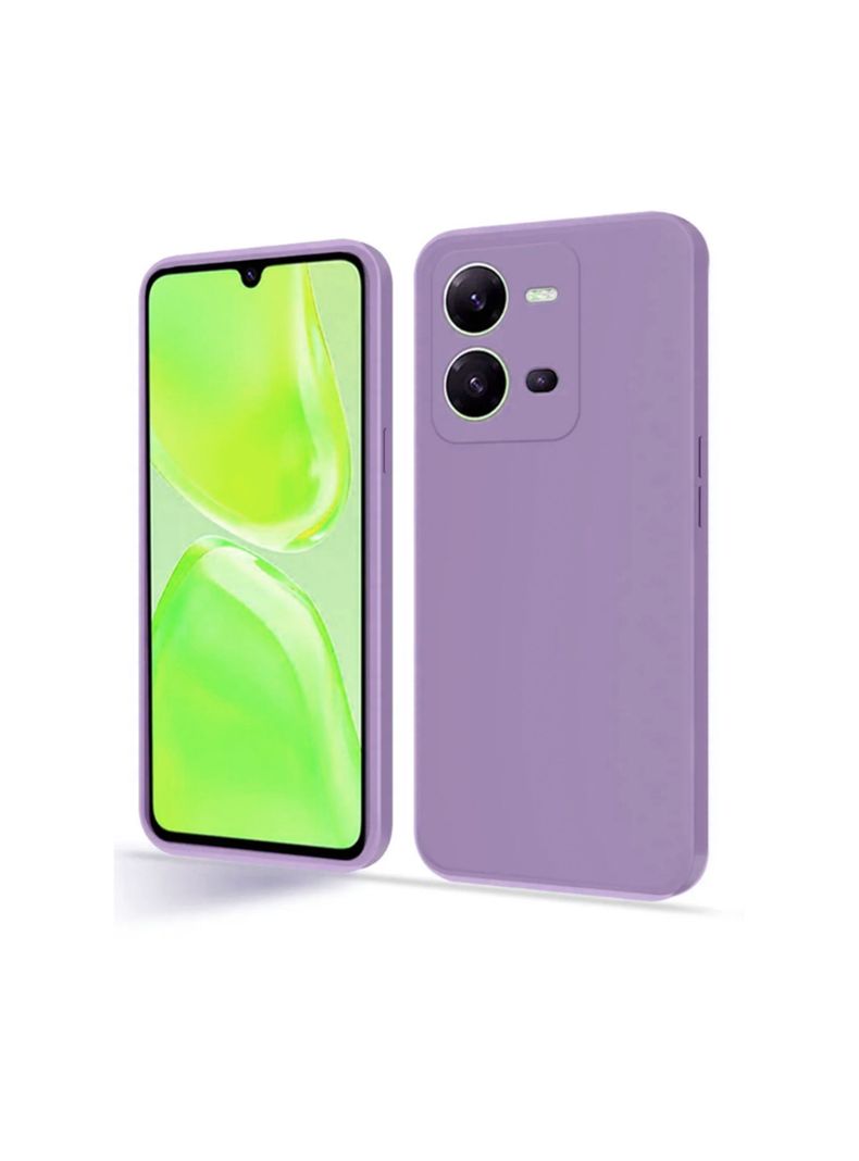 Carcasa Para Vivo V25 Goma Lila-0
