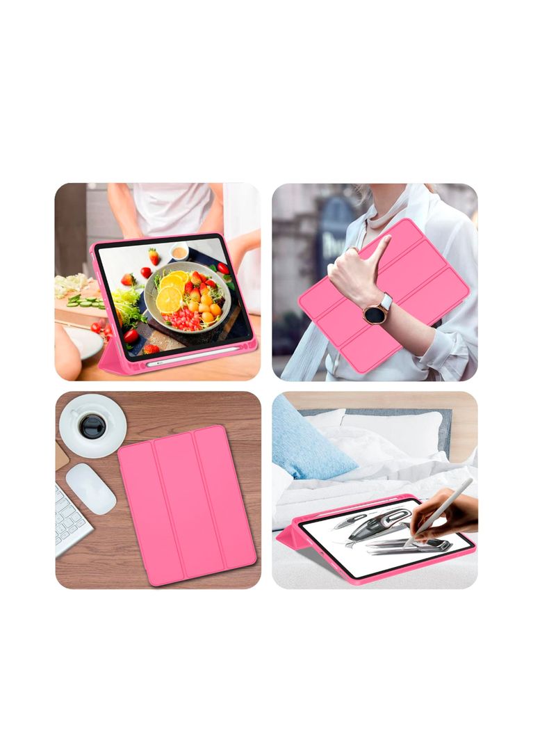 Carcasa Funda Smart Cover Para iPad 12.9 Fucsia-3