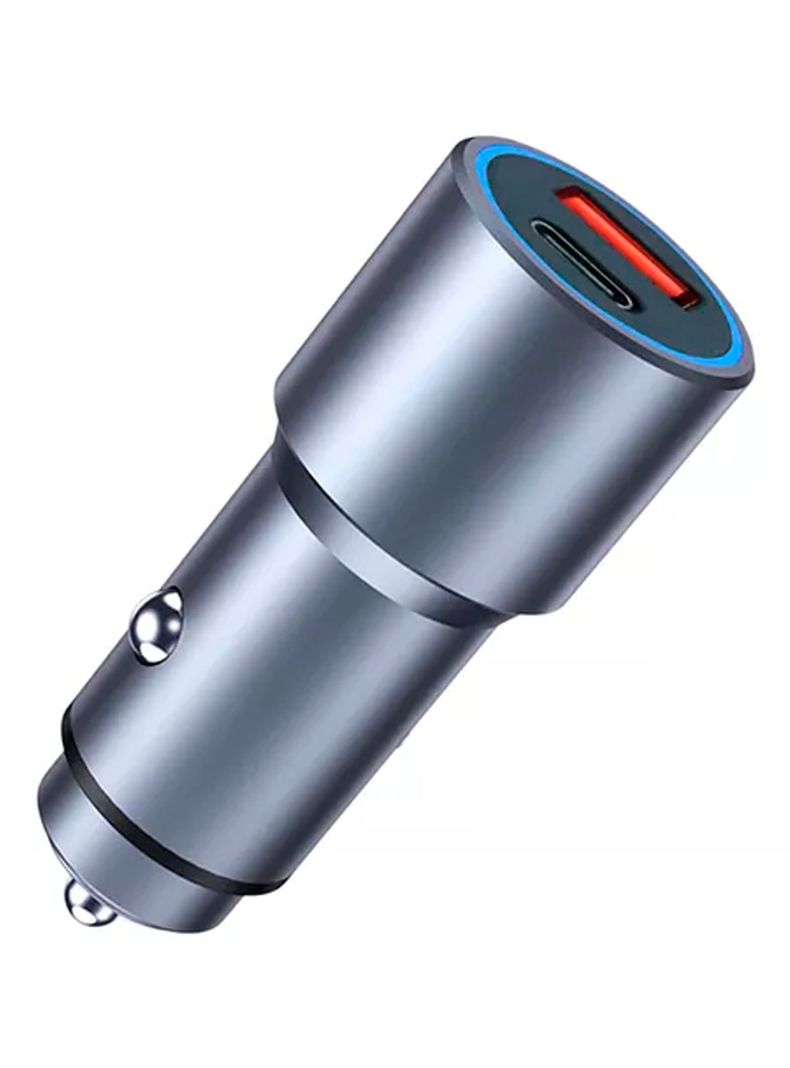 Cargador De Auto USB C De 38W Protección Carga Rapida MOPD38-1
