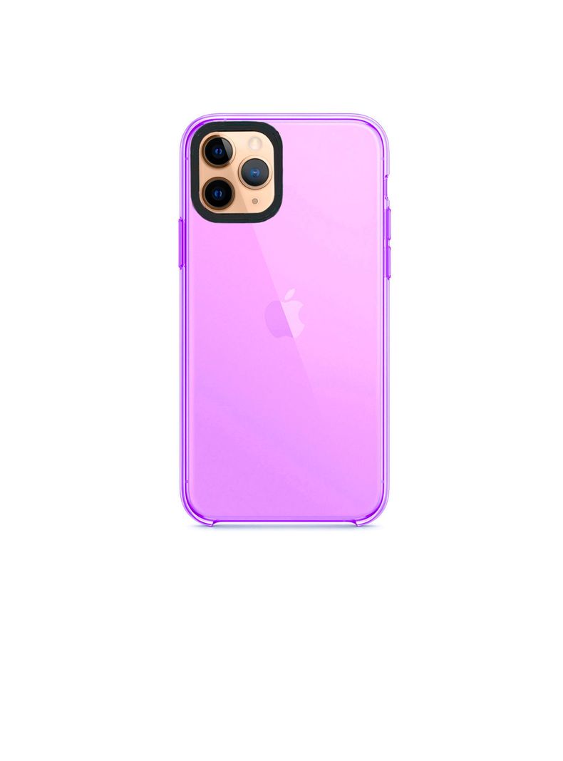 Carcasa Para iPhone 14 Pro Max Reforzado Fluor Lila-0