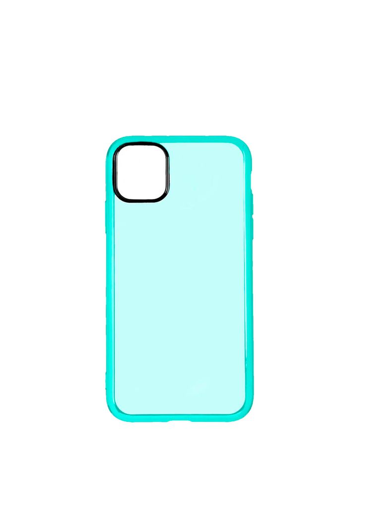 Carcasa Para iPhone 12 12 Pro Fluor Turquesa-0