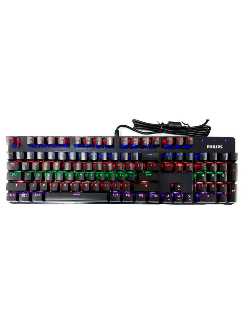 Teclado Gamer Mecanico Retroiluminado Philips G401-0