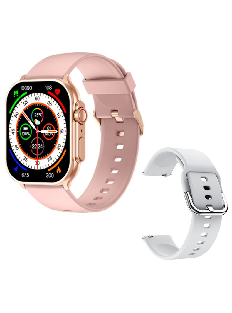 Reloj Inteligente BT Smart Watch 49mm Monitoreo Salud Rosado